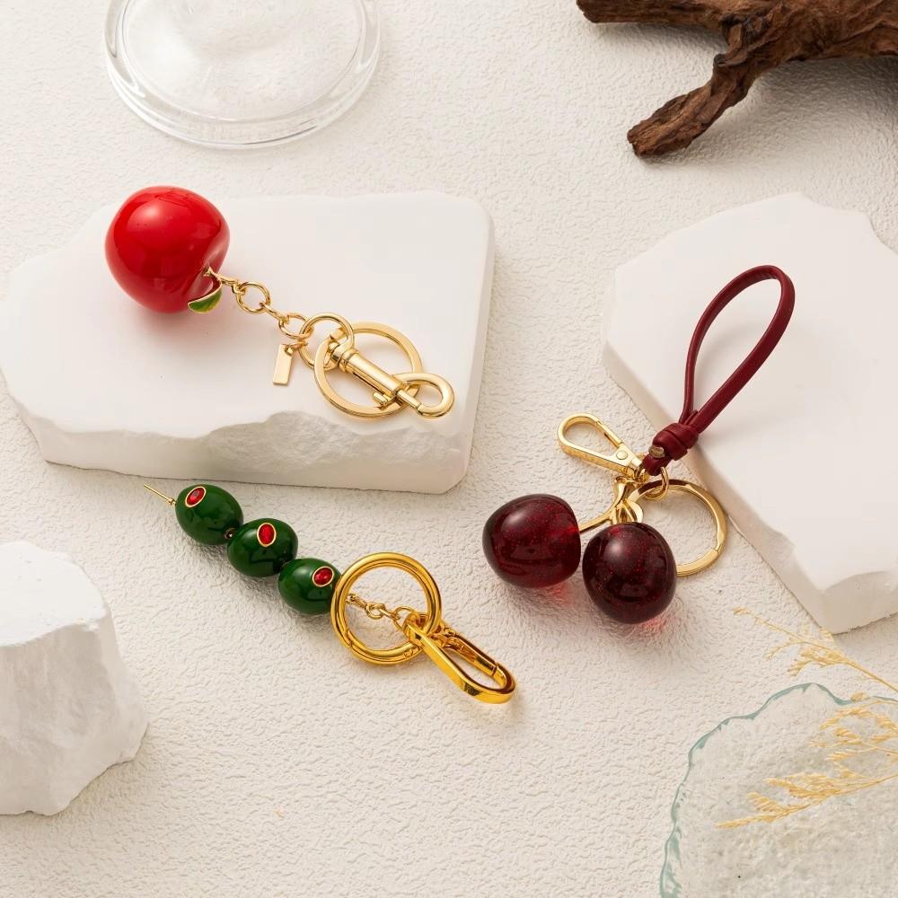 Olive Handbags Keychain Cherry Bag Pendant New Strawberry Keychain  Bag Decoration