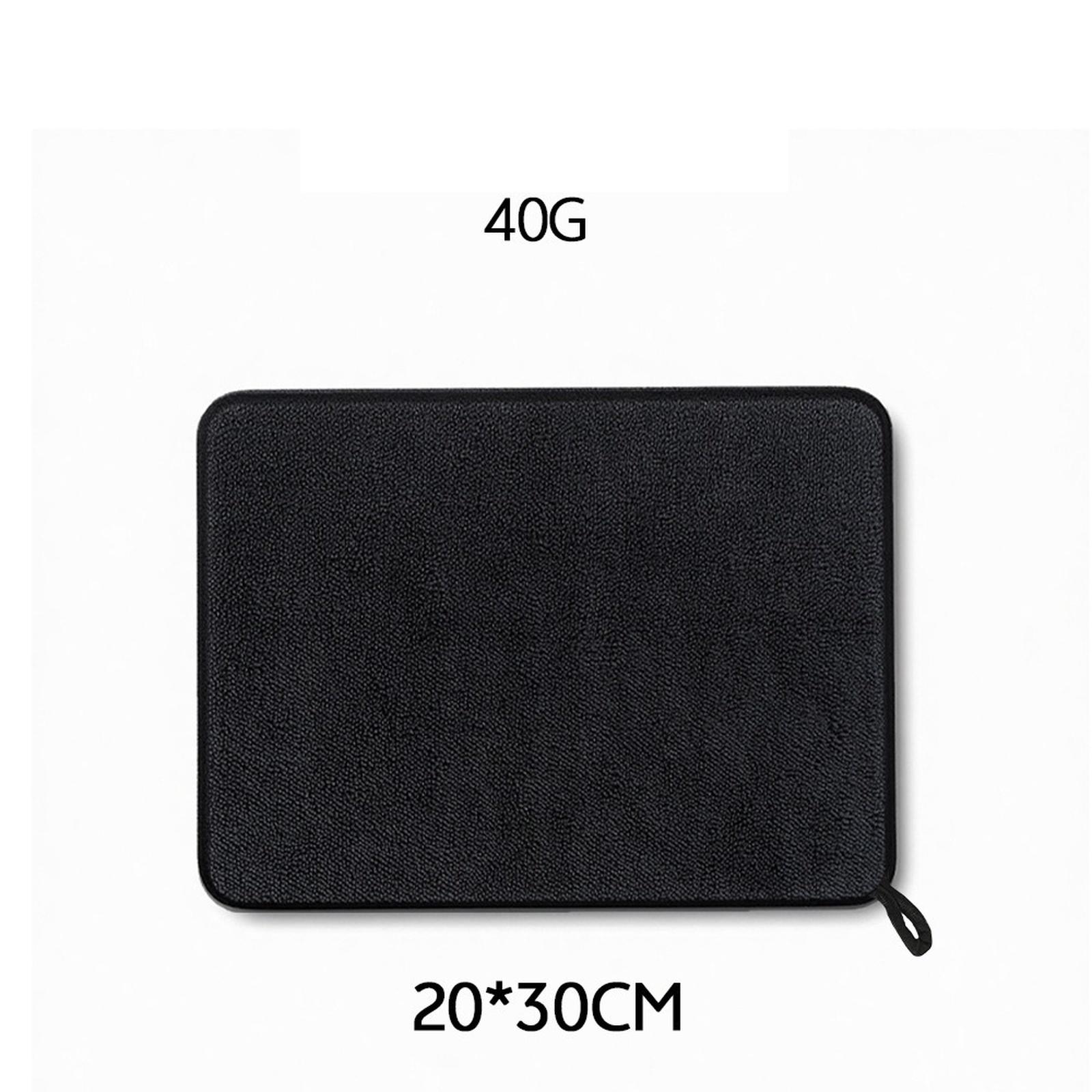 

Чорний мікрофібровий рушник для миття автомобіля, багатоцільовий, для скла автомобіля, потовщений, вбираючий, інструменти для детейлінгу та чищення автомобіля, 30x30 см one size