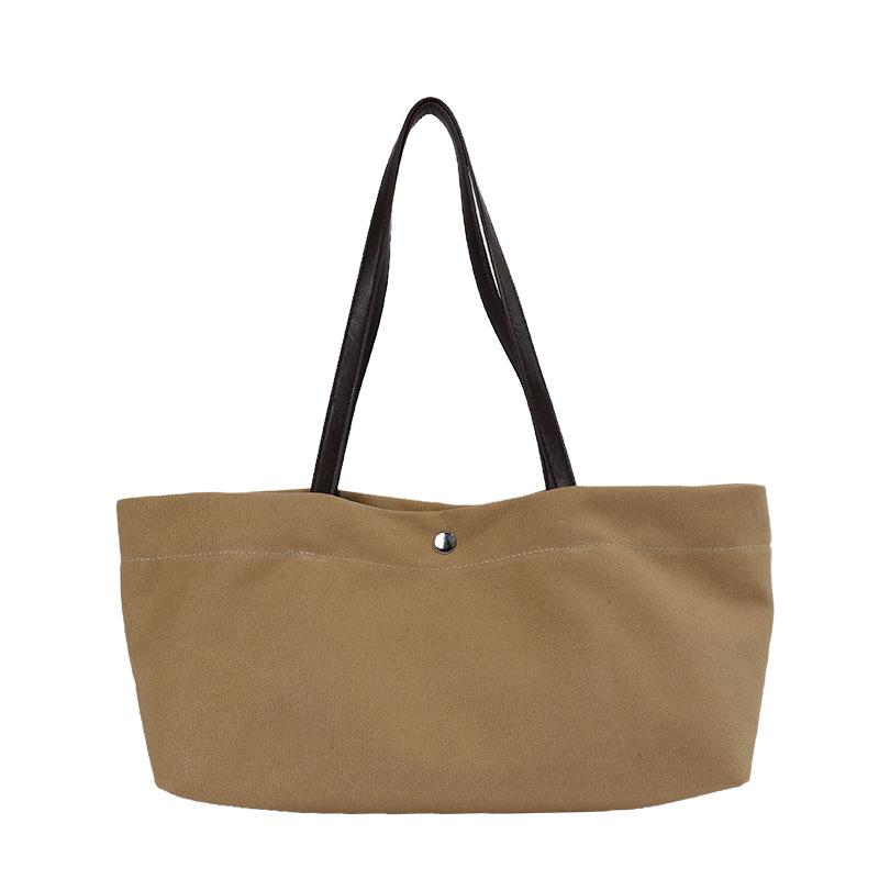 Große Kapazität Tote Bag für Damen Minimalistische Schulterhandtasche Einkaufs-Pendler-Tasche