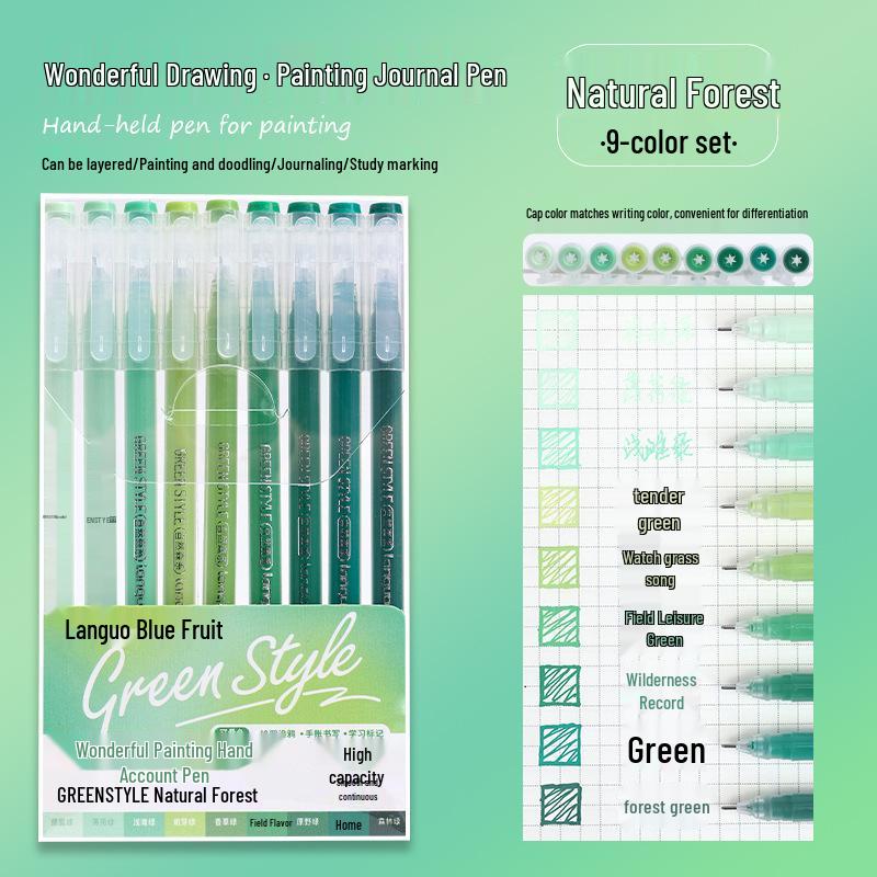 Stackable Colored Neutral Pens - Beauty Skin Tones & New Shades for Students & Children’s Art & Diaries