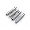 4 Pcs Car Door Lock Pin Knob Button Cover for Mercedes Benz W205 W166 W213 C GLE GLC (Sliver)