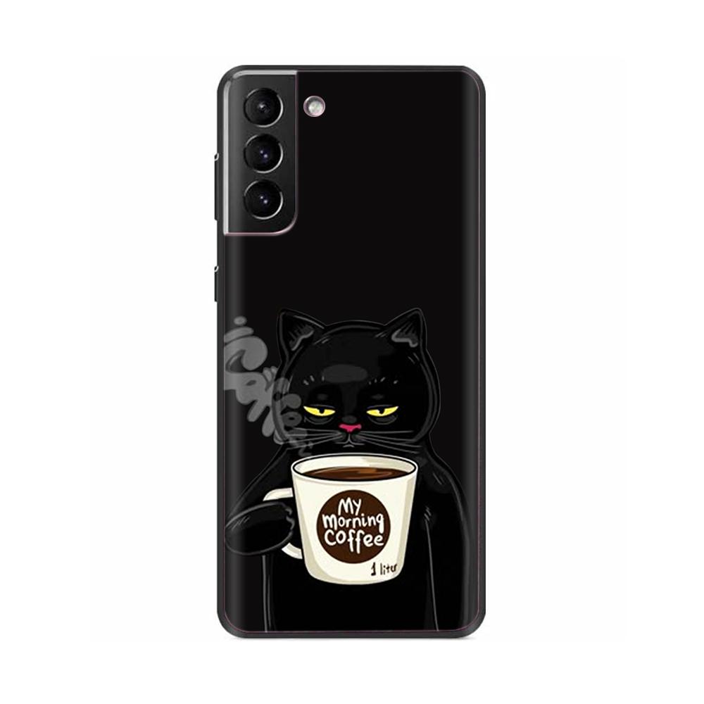 For Samsung S22 Ultra Phone Case Cute Panda Funda For Samsung Galaxy S22 Plus S 22 Ultra Cover Liquid Silicone Protective Coque