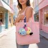 Creative House And Car Plush Keychain With Pp Cotton Filling For Girls Bag Decor
