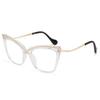 Xiaomi Women Cat‑Eye Zero‑Power Decor Glasses with Lenses Fashion Reading Eyewear for Office Daily Use Multi Color Available