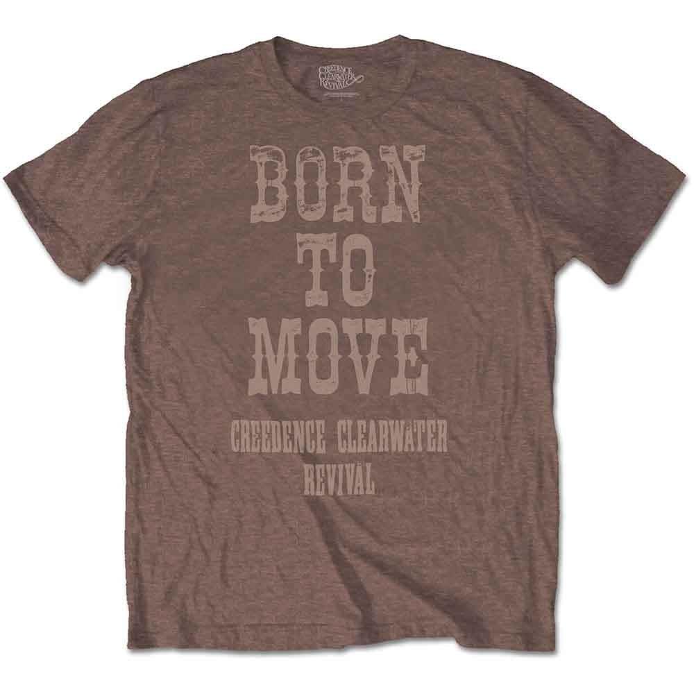 Creedence Clearwater Revival T-Shirt: Born To Move OFFICIAL NEW M