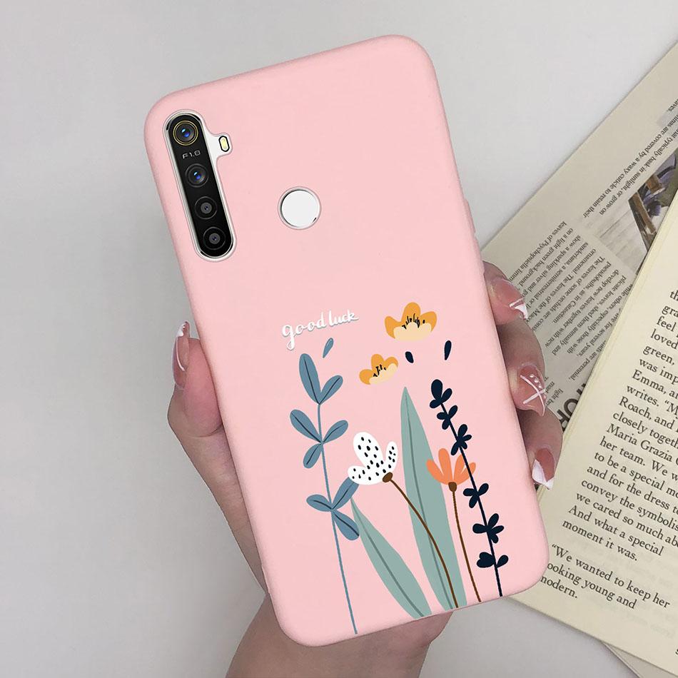 For Oppo Realme 5 Pro Oppo Realme 5 5i 5s C3 6i Realme5 5 Pro Realme6i Phone Cases Cute Soft Matte Bumper Back Cover Funda Coque