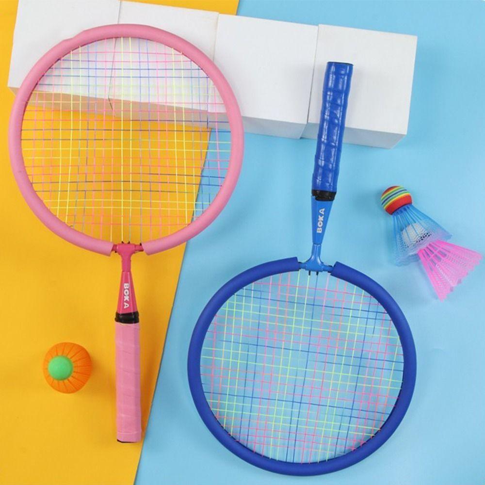 Lightweight Children Badminton Rackets Shock Absorbing Sports Game Toys  Sport Accessories