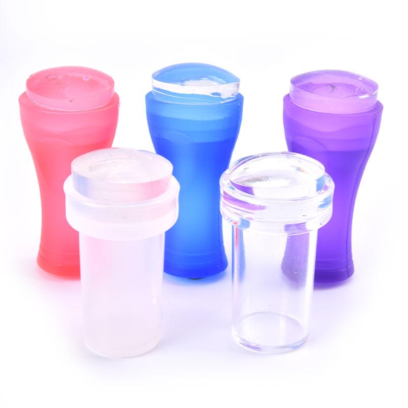 Easy-French Nail Stamper Monocle Jelly Print Silicone Transfer Print Scraper
