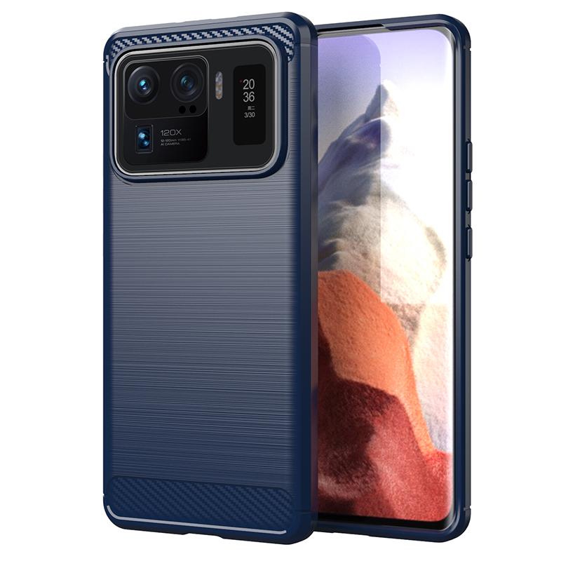 For Xiaomi Mi 11 Ultra Case Cover Shockproof Bumper Soft Silicone Slim Carbon Fiber Phone Cover For Xiaomi Mi 11 12 Ultra Case