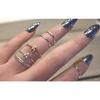 New European and American Creative Ring Trendy Card Cute Cartoon Flash Diamond Little Bee Womens Ring