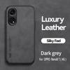 For Oppo Reno8 T Leather Case Sheepskin Texture Back Cover Soft Frame Shockproof Phone Case for  For Oppo Reno8 T Reno 8T 4G