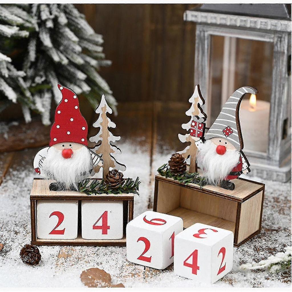 Christmas Calendar Fabric Advent Countdown Santa Claus Calendar Christmas Decor