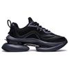 Li Ning Project* Spirituelle Leere Rutschfeste und abriebfeste Low-Top-Freizeitschuhe für Damen, Schwarz, AGLT038-1