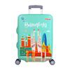 Copertura Elastica antipolvere in Pelle per Valigia Trolley 20-30 Pollici - Ispessita e Resistente all'Usura