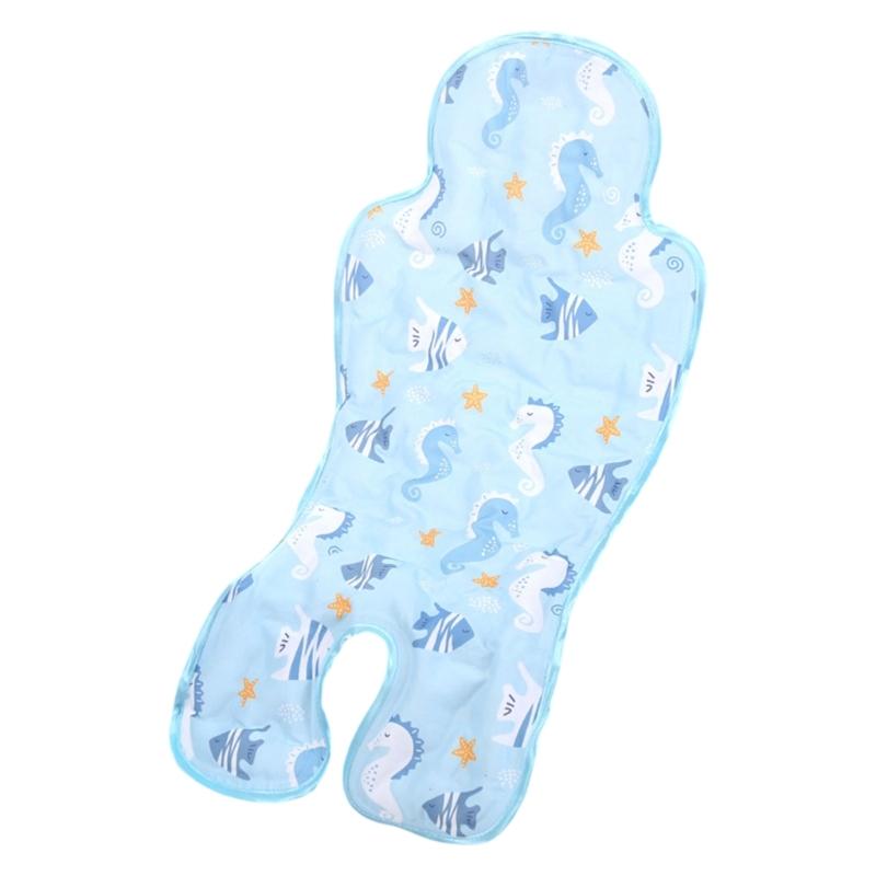Infant Cooling Pad for Car Seats & Strollers Double  Sided Designs Strollers Cooling Cushions for Comfortable Summer Rides