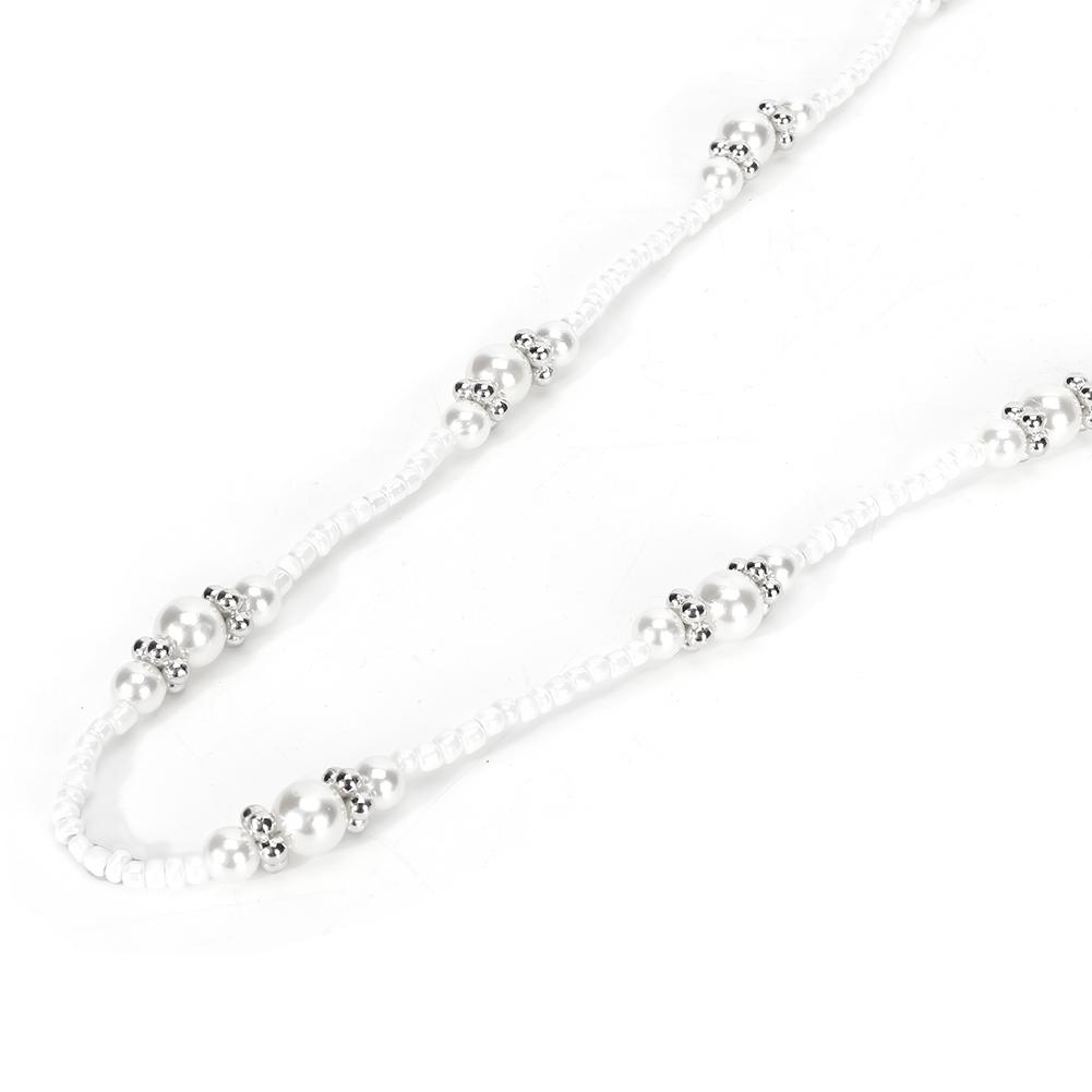 Elegant Artificial Pearl Eyeglasses Cord Alloy Anti-Slip Strap Rope Glasses Chain Decoration