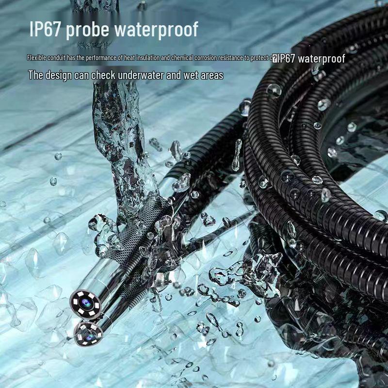 420° Rotating HD Automotive Endoscope: Waterproof, Oil & High-Temp Resistant Tool for Car Engine Cylinder Inspection