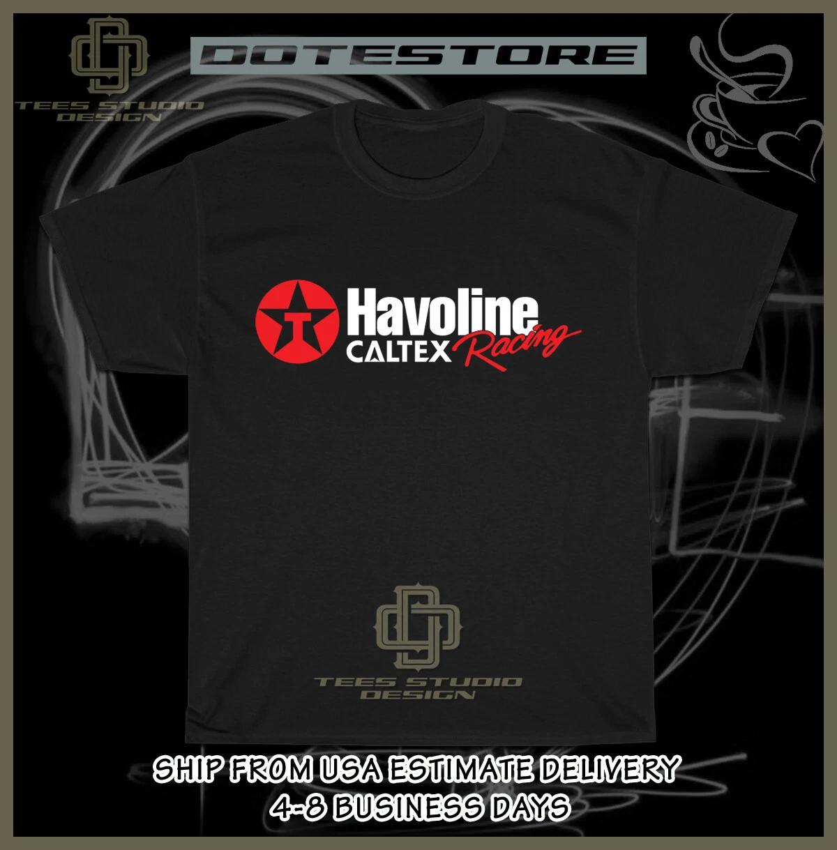Havoline Racing Oil Caltex Logo Men s T-Shirt American Dotees Tee-Shirt XXXXL