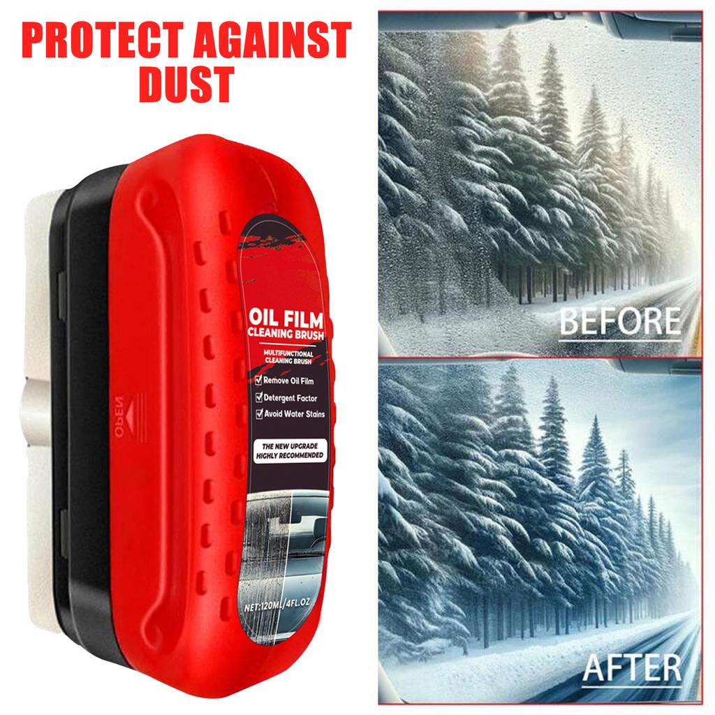 Auto Glass Oil Film Dissolver Eliminators Clean Prevent Rain Fog Removal for Windscreen Window Improved Night Visibility