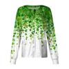 Women's Casual Long Sleeve Single Breasted Printed Dry- Top