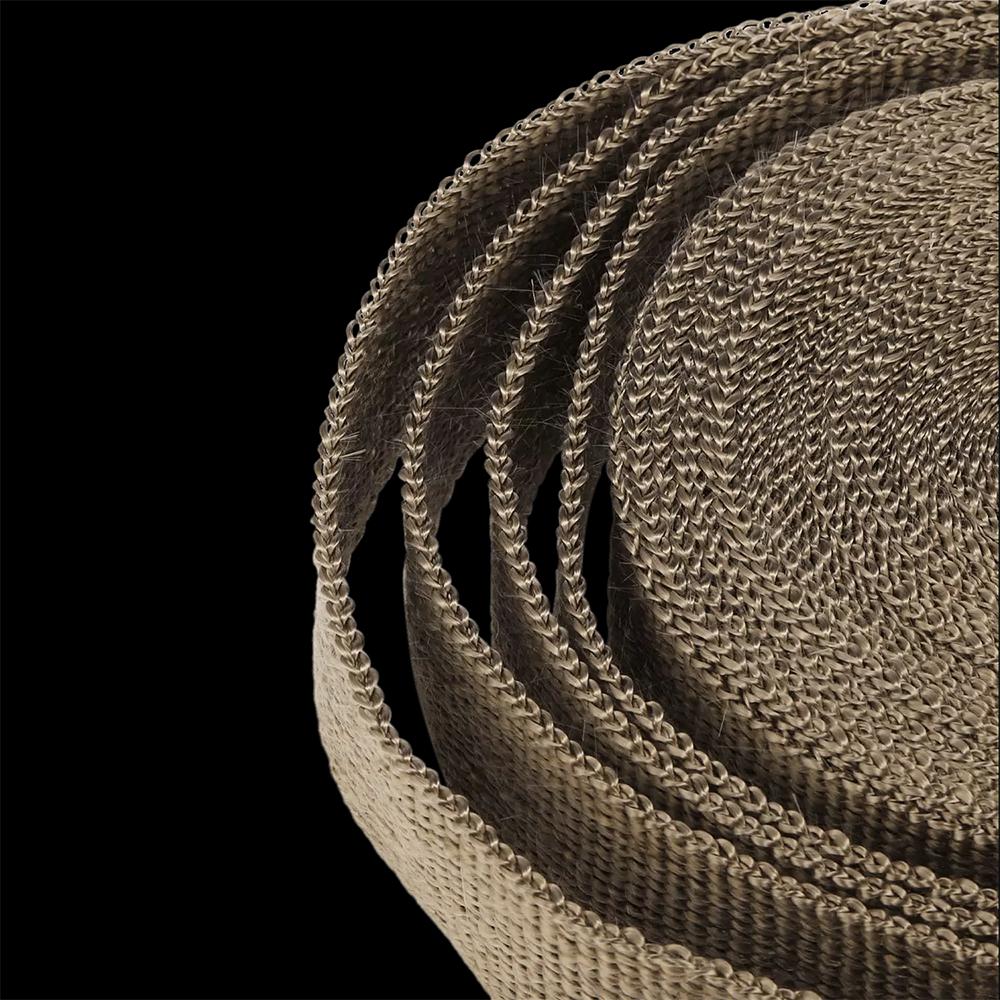 10M Motorcycle Exhaust Thermal Tape Header Heat Wrap Manifold Insulation Roll Resistant with Stainless Ties
