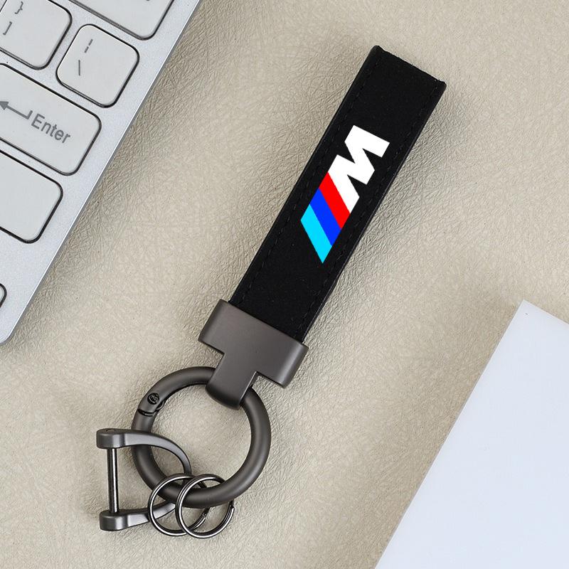 Gun Color Metal Car Keychain Keyring Styling Key Chain Ring BMW M3 M4 M5 E46 E39 E90 E60 E36 F30 F10 E34 E30 F20 E92 X5 X6 X1 X3 pdck62