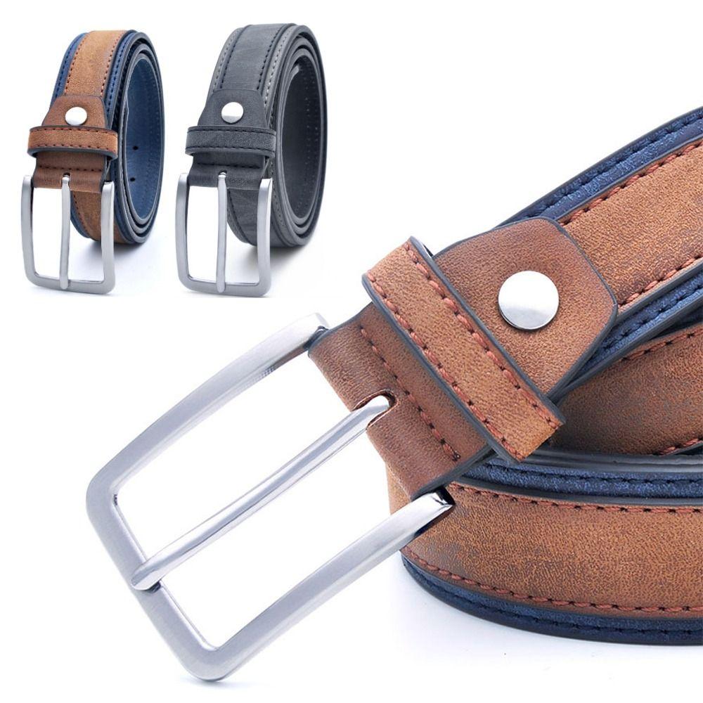 

Versatile Quality Leather Belt Luxury Design Trouser Dress Belts Business Waist Strap