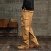 Men's Thickened Overalls Loose Straight Casual Trousers Trendy Pants Men's High-end Sense Ruffian Handsome Men's Clothing