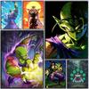 1pc Anime DRAGON BALL Piccolo Posters Self-adhesive Paper Print Home Living Room Bedroom Entrance Bar Cafe Art