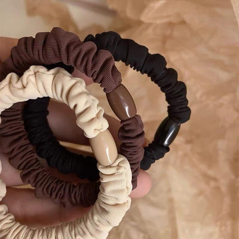 8PCs Stretchy Hair Scrunchies Nonslip Elastic HairBands Gentle Hairtie For Various Hair Type Updos Ponytail Holder