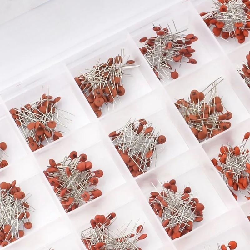 300PCS 960PCS Ceramic Capacitor Kit 2PF-0.1UF Direct Insertion Capacitance Assorted Set DIY Sample Pack