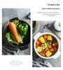 Nordic Creative Double-Ear Ceramic Soup Bowl