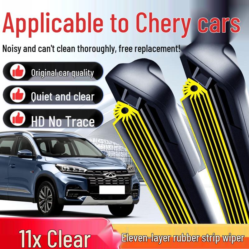 Chery Tiggo & Arrizo Series Frameless Wiper Set 1 pair, Tiggo 7 PLUS/2023-2025