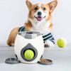 2 In 1 Pet Feeding Machine Automatic Reward Machine Tennis Ball Launcher  Dog Training