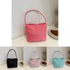 Trendy Canvas Bucket Bag For Women Stylish Casual Crossbody Handheld Purse In Various Colors