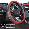For Mercedes-Benz A C E S V R Class AMG GLA GLC GLK Vito SL ML Sprinter SLK Viano CLA Car AntiSlip Leather Steering Wheel Cover