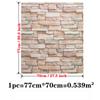 70cm*77cm 3D Wall Sticker Imitation Brick Self-adhesive Waterproof  DIY Wallpaper for Living Room  Bedroom Home Decoration