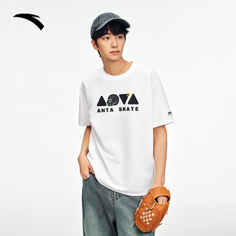 Anta Unisex Quick-Dry Printed Short Sleeve T-Shirt