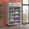 VidaXL Shoe Cabinet Sonoma Grey 60x35x105 Cm Engineered Wood 817559
