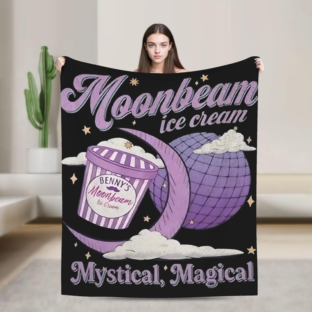 Benson Boone Vintage Style Blankets  Plush Funny Warm Throw Blankets for Bed Sofa Autumn/Winter