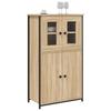 VidaXL Buffet haut chêne sonoma 62x32x106,5 cm bois d'ingénierie 834206