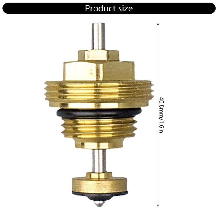 30x1.5mm Efficient Fluid Control Return Pin Valves Cores Automatic Spring Valves Cores Brass Return Pin Valves Cores