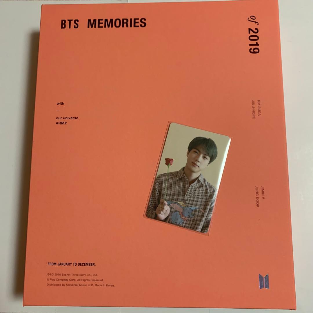 

[ВЖИВАНИЙ] BTS Memories 2019 DVD з японськими субтитрами, картки для колекціонування, Джин