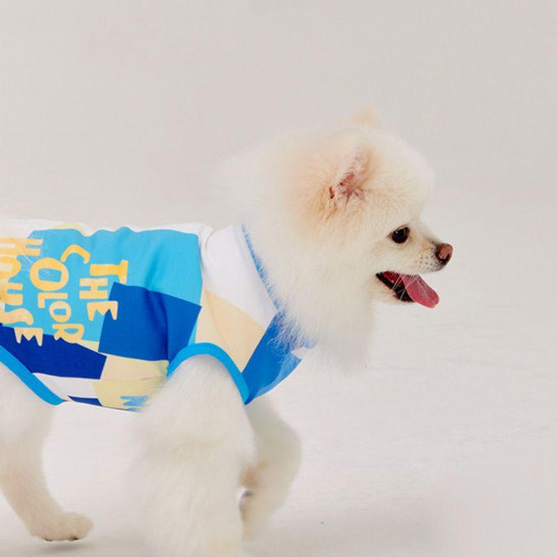 NU PARCC Blue Print Pet T-Shirt (Dog Clothes)