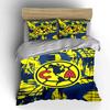Yellow Blue C.A. Logo Bedding Set Bedding Duvet Cover Set Duvet Cover Pillowcases (1 * Duvet Cover 2 * Pillowcases, Without Duvet Insert)