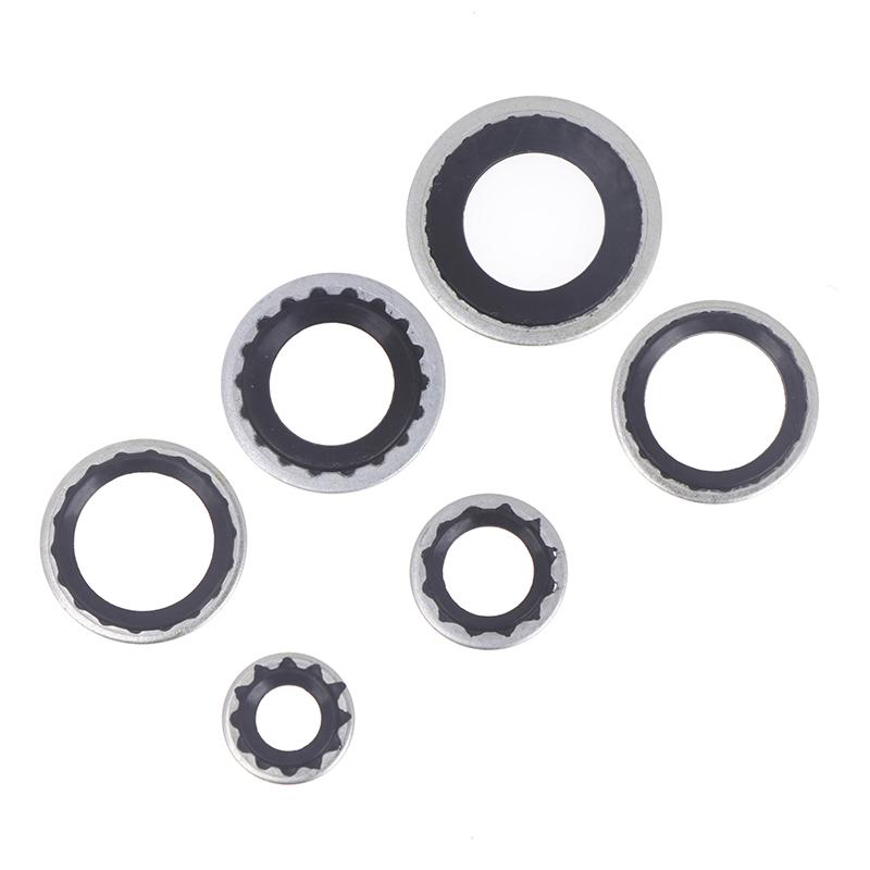 10Pcs Air Conditioning Sealing Gasket For Car A/C System Expansion Valve Gasket Accessories