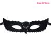 Halloween Black Queen Lace Mask Bez pevného tvaru Nášivky výšivky Party Kostým Karnevalová maska ​​Žena Maškarní maska
