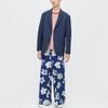 Uniqlo x MARNI Easy Wide Fit Flower Pants (Asia Sizing) Blue Unisex Streetwear 451304-68