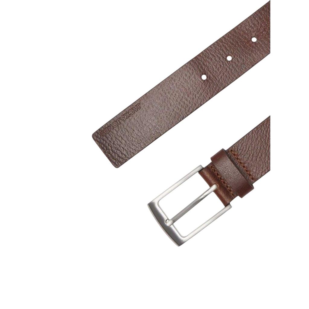 Jack And Jones Mens Leather Metal Buckle Belt