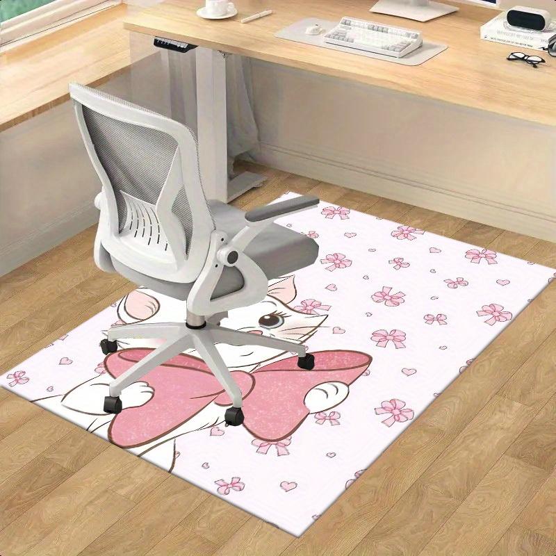 

1pc, Pink Bowknot Heart Home Decor Rug - Cute Cat Design for Living Room, Bedroom, Office Carpet, Outdoor Mat, Gift IdeaP196 60cm by 90cm